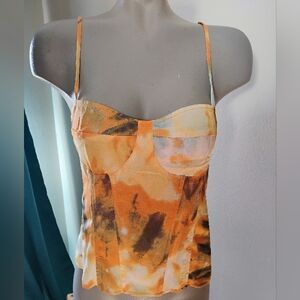 Pretty Little Things, Tye Dye Corset Top, NWTs